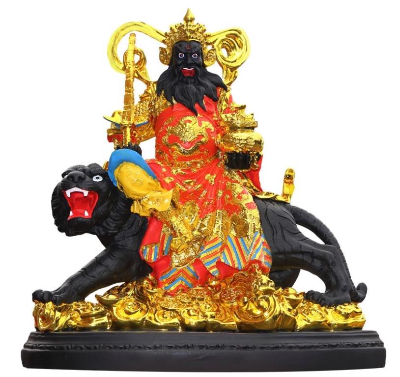 手执金鞭的财神